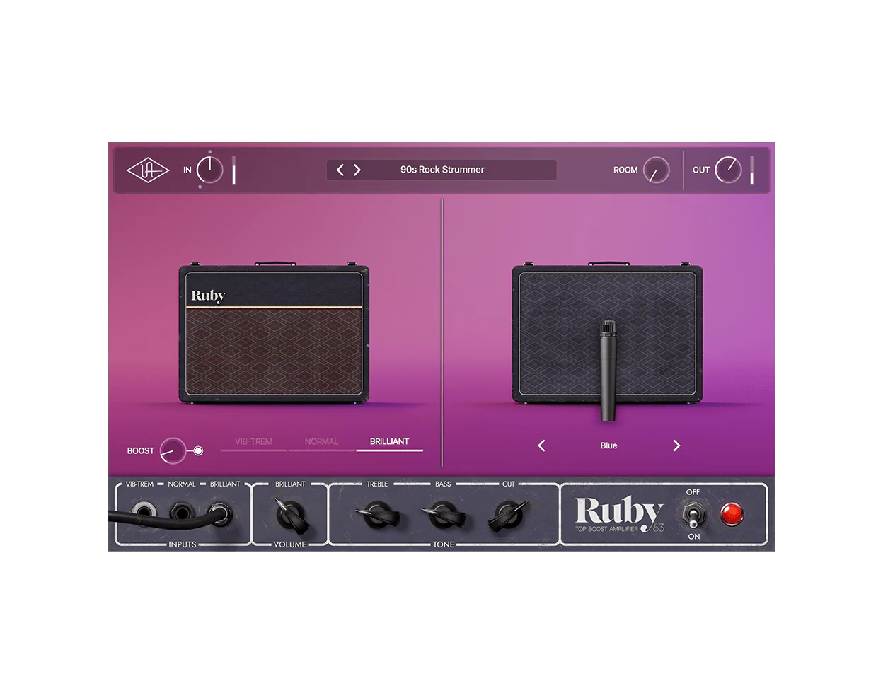 UAD Ruby '63 Top Boost Amplifier